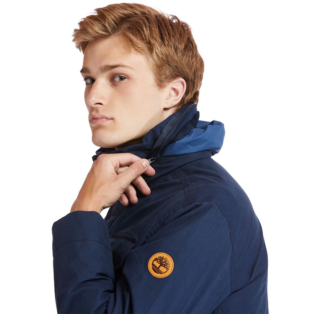 Chaquetas Timberland Argentina Hombre - Snowdon Peak 3-In-1 M65 Waterproof - Azul Marino - KOCSXQ-46